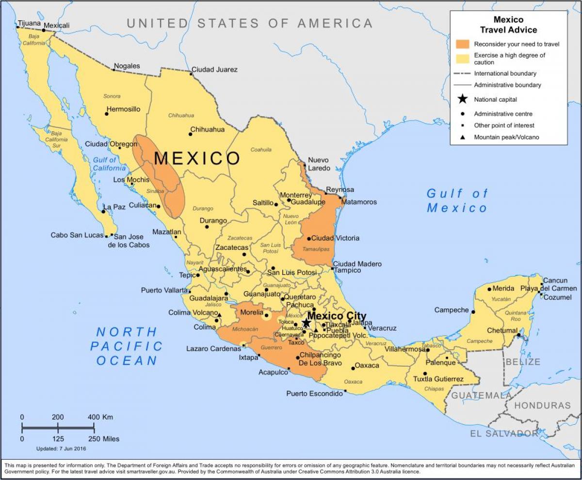 ilm Mehhiko kaart