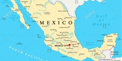 Mehhiko kaart linnad