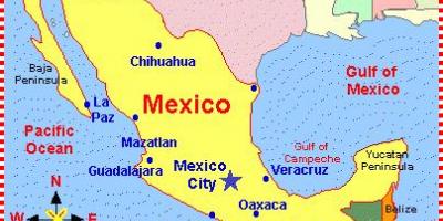 Kaart Mehhiko