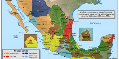 Mehhiko kartell kaart